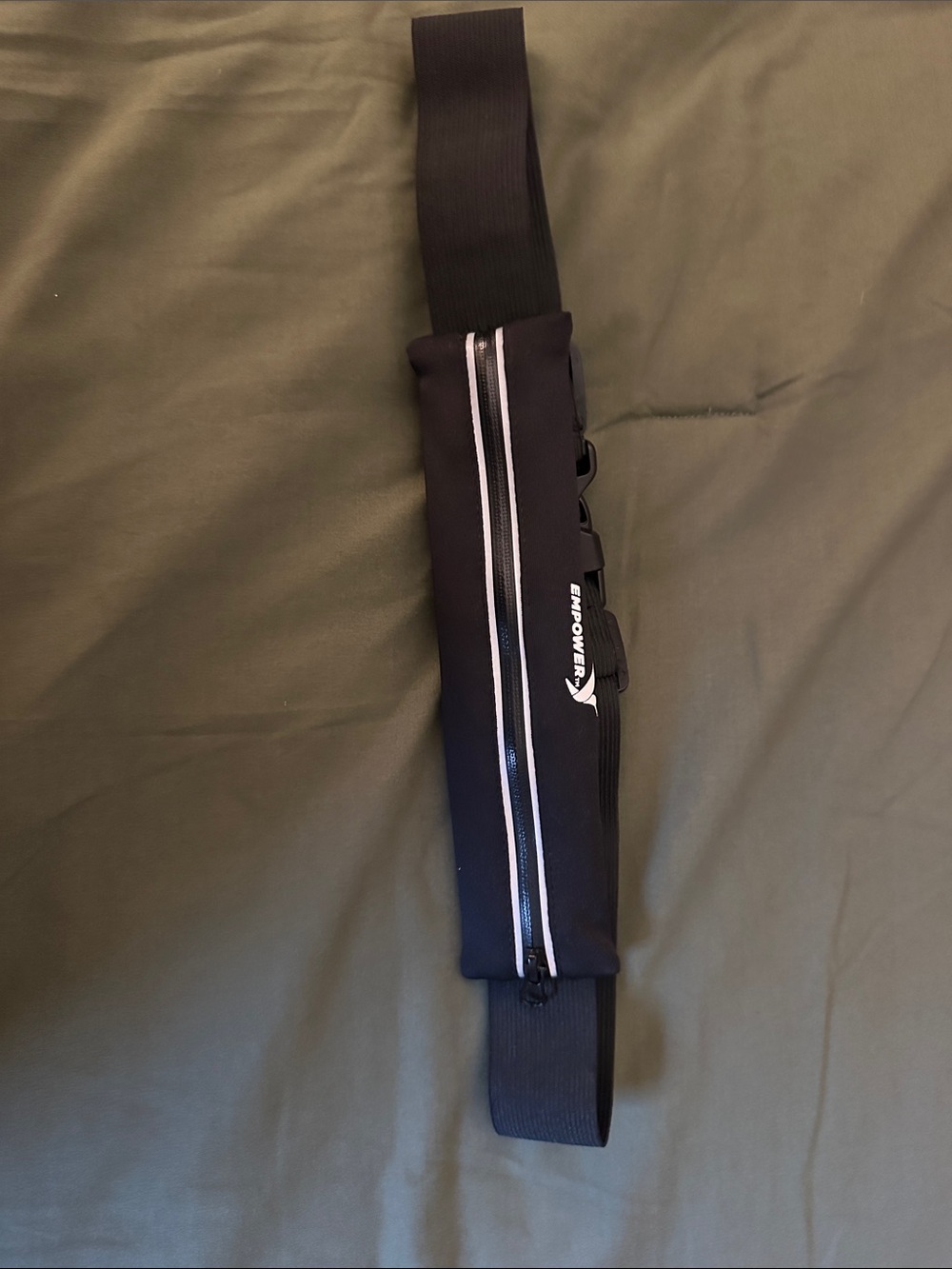 Black Slim Jogging Waist Pack - Womans Running Belt